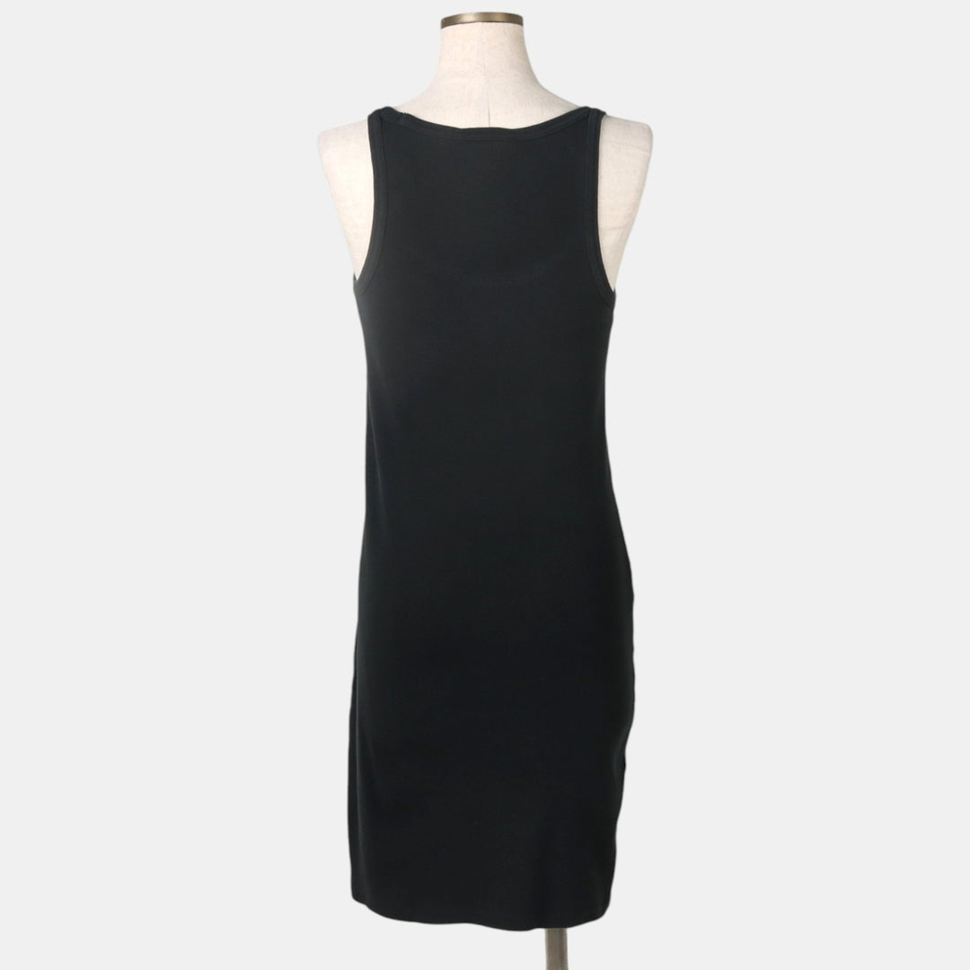 Ralph Lauren RALPH LAUREN SPORT Half-Length Sleeveless A-Line Dress, Women's Size M (approx.) cotton black type Vintage Second Hand
