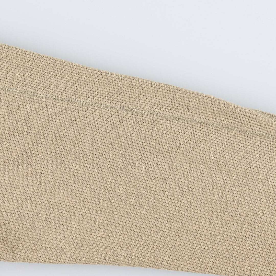 Ralph Lauren POLO RALPH LAUREN Half-Length Long-Sleeve Dress, Women's Size XL (approx.) cotton Beige type Vintage Second Hand