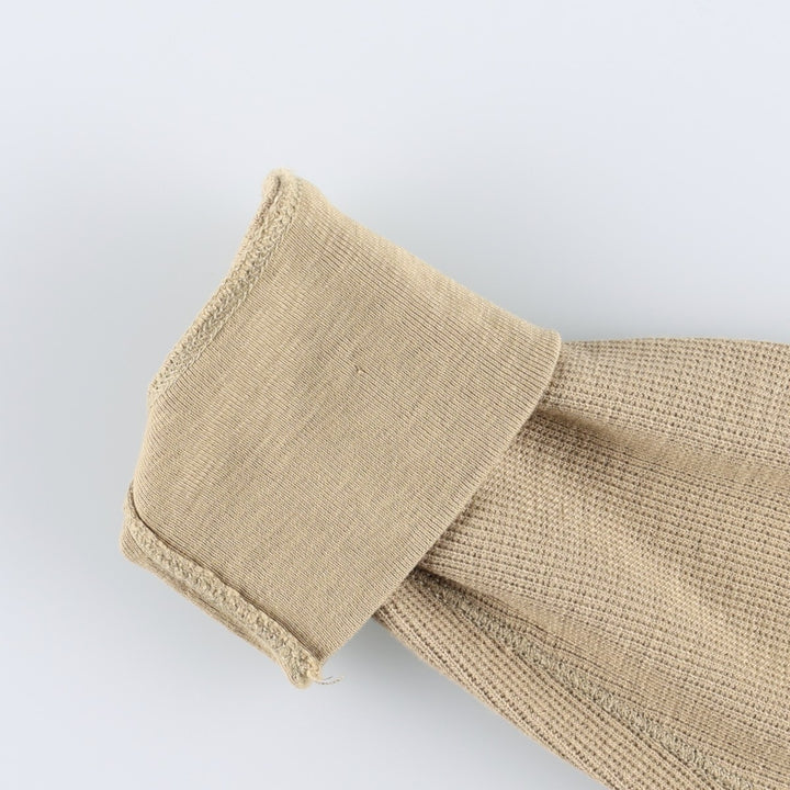 Ralph Lauren POLO RALPH LAUREN Half-Length Long-Sleeve Dress, Women's Size XL (approx.) cotton Beige type Vintage Second Hand