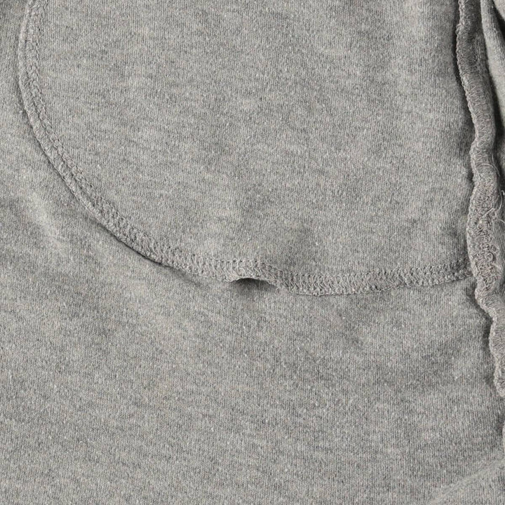 Ralph Lauren LAUREN Half-length Shawl Collar Long-Sleeve Jersey Dress, Women's Size S (approx.) cotton gray type Vintage Second Hand