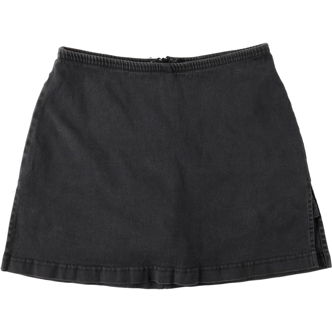 VENUS Culotte Skirt, Made in USA, Women's Size M cotton black type Vintage Second Hand