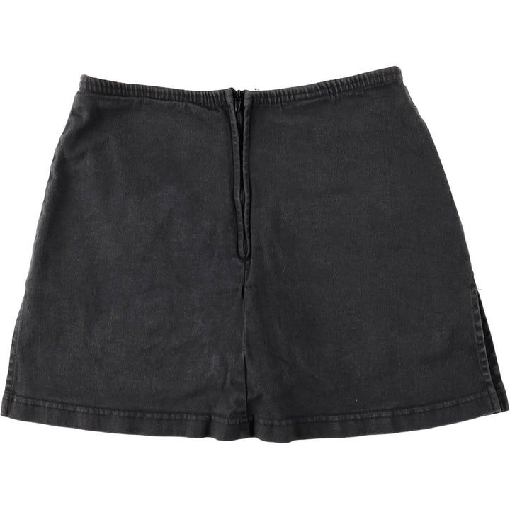VENUS Culotte Skirt, Made in USA, Women's Size M cotton black type Vintage Second Hand