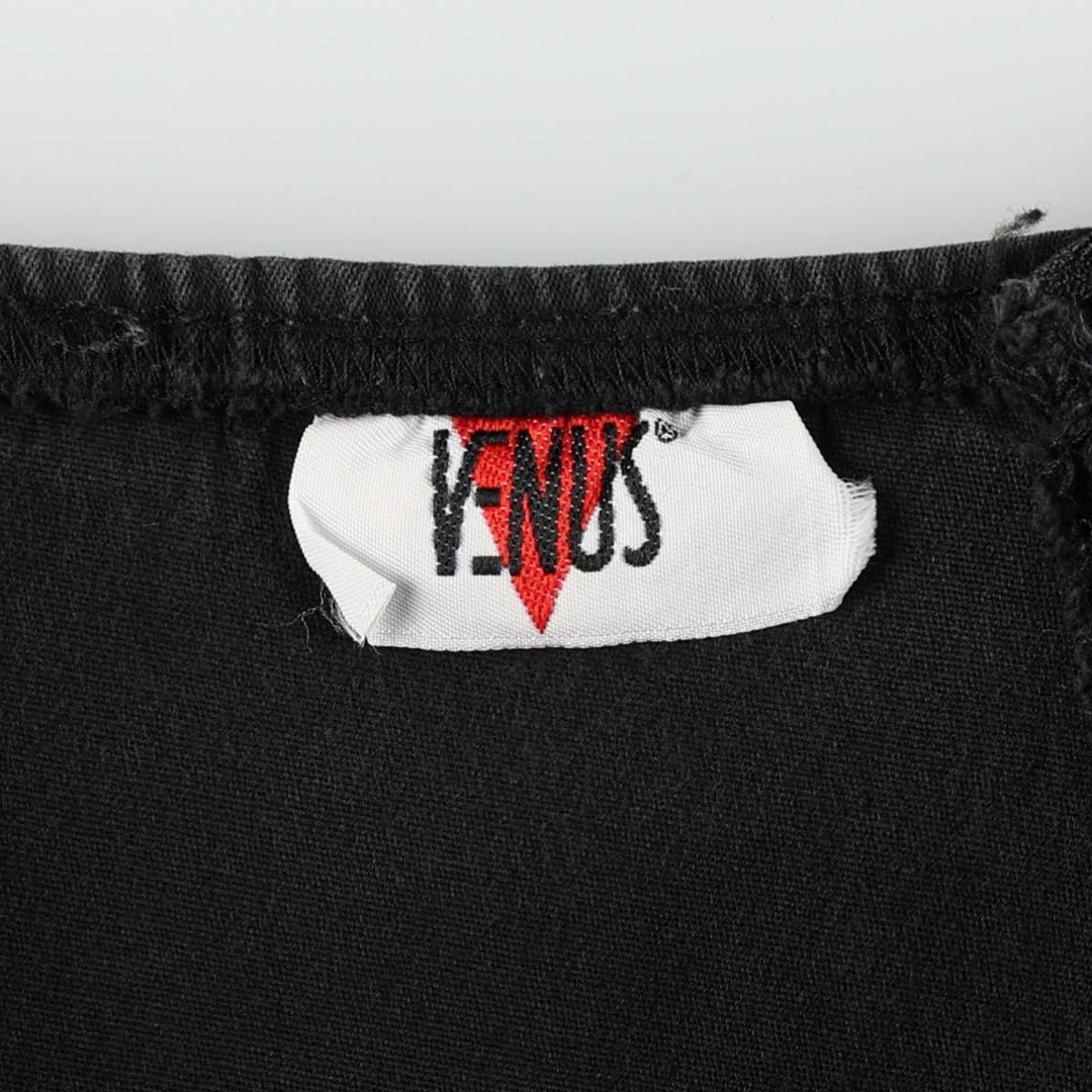 VENUS Culotte Skirt, Made in USA, Women's Size M cotton black type Vintage Second Hand