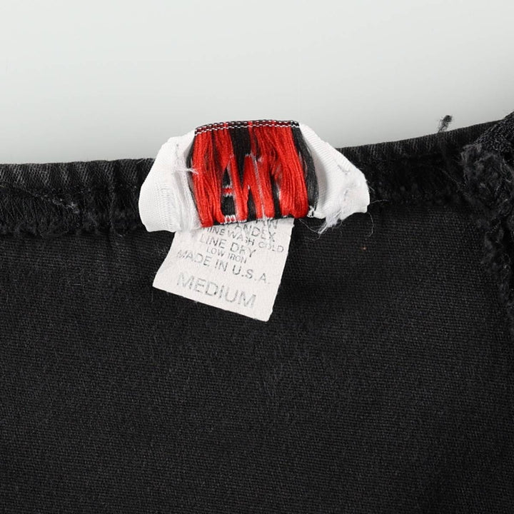 VENUS Culotte Skirt, Made in USA, Women's Size M cotton black type Vintage Second Hand