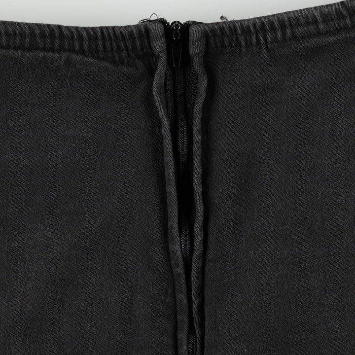 VENUS Culotte Skirt, Made in USA, Women's Size M cotton black type Vintage Second Hand