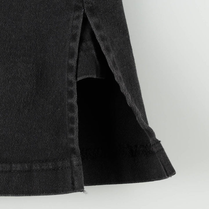 VENUS Culotte Skirt, Made in USA, Women's Size M cotton black type Vintage Second Hand
