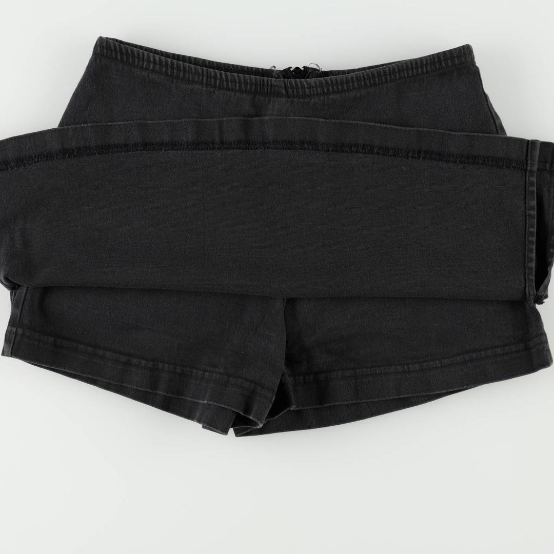VENUS Culotte Skirt, Made in USA, Women's Size M cotton black type Vintage Second Hand