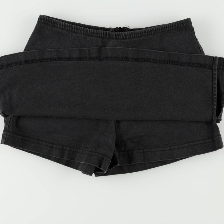 VENUS Culotte Skirt, Made in USA, Women's Size M cotton black type Vintage Second Hand