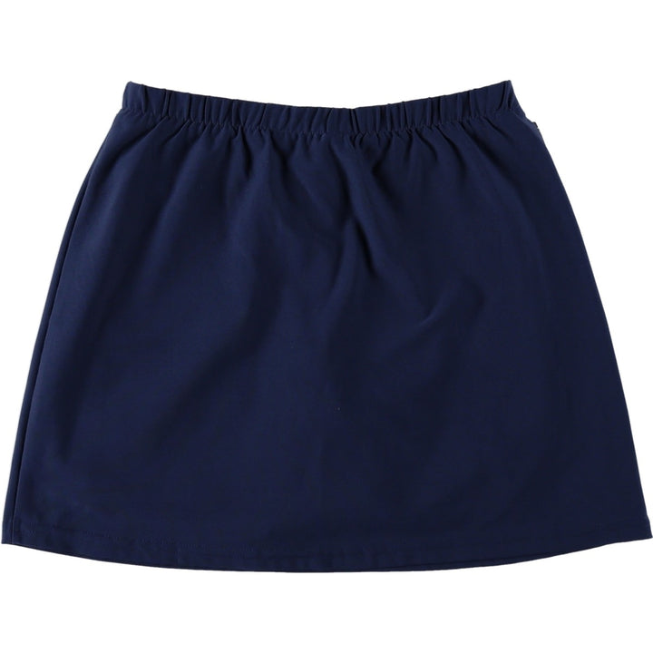 Nike DRI-FIT Mini Culotte Skirt (Women's Size XS) polyester navy blue type Vintage Second Hand