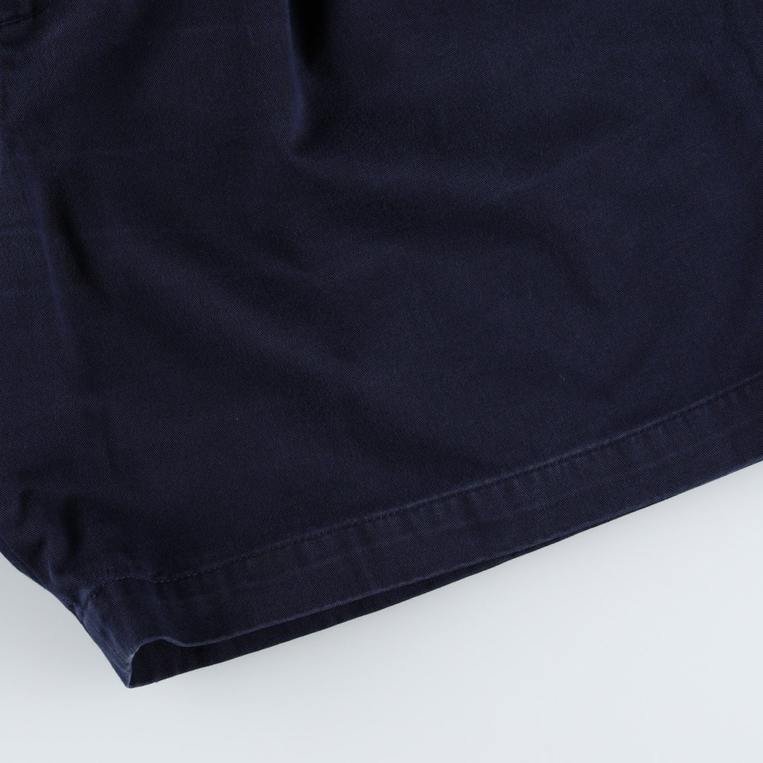 Ralph Lauren RALPH LAUREN SPORT Two-Pleat Chino Shorts, Women's XL (equivalent to W32) cotton navy blue type Vintage Second Hand