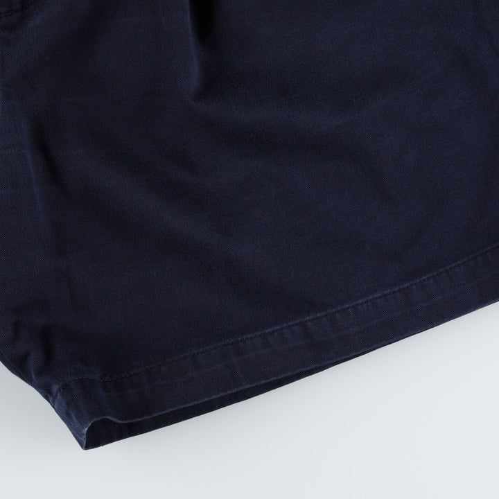 Ralph Lauren RALPH LAUREN SPORT Two-Pleat Chino Shorts, Women's XL (equivalent to W32) cotton navy blue type Vintage Second Hand