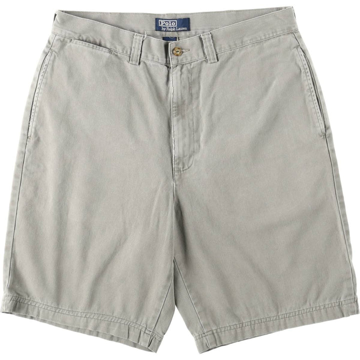 Ralph Lauren POLO by Ralph Lauren Chino Shorts Shorts Men's W34 equivalent cotton gray type Vintage Second Hand