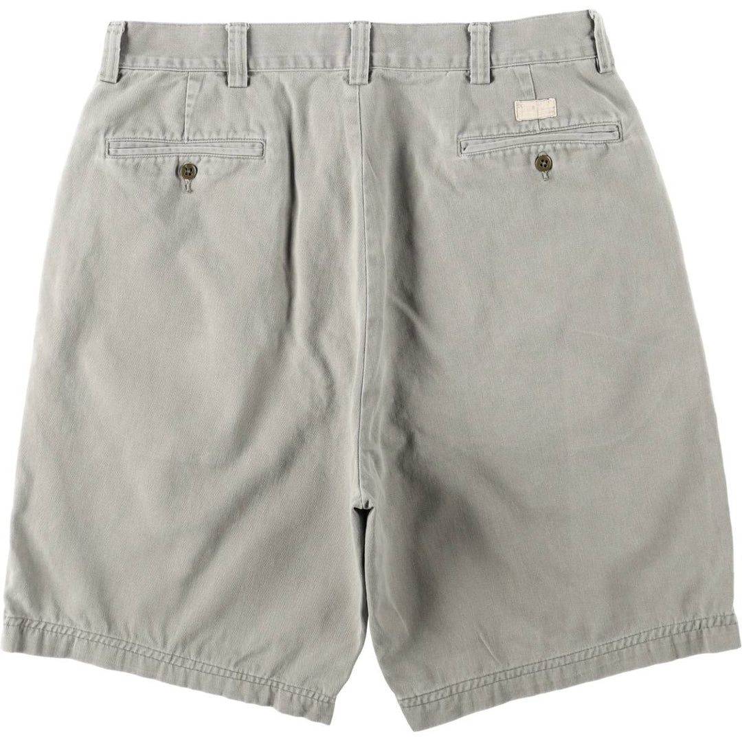 Ralph Lauren POLO by Ralph Lauren Chino Shorts Shorts Men's W34 equivalent cotton gray type Vintage Second Hand