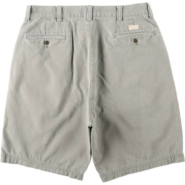 Ralph Lauren POLO by Ralph Lauren Chino Shorts Shorts Men's W34 equivalent cotton gray type Vintage Second Hand