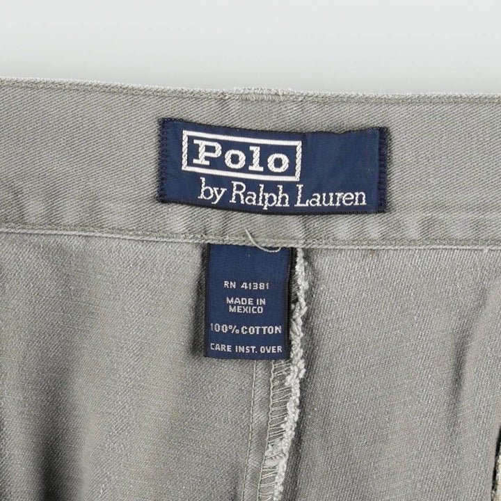 Ralph Lauren POLO by Ralph Lauren Chino Shorts Shorts Men's W34 equivalent cotton gray type Vintage Second Hand