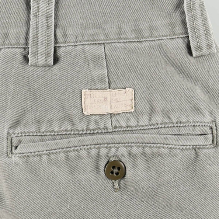 Ralph Lauren POLO by Ralph Lauren Chino Shorts Shorts Men's W34 equivalent cotton gray type Vintage Second Hand