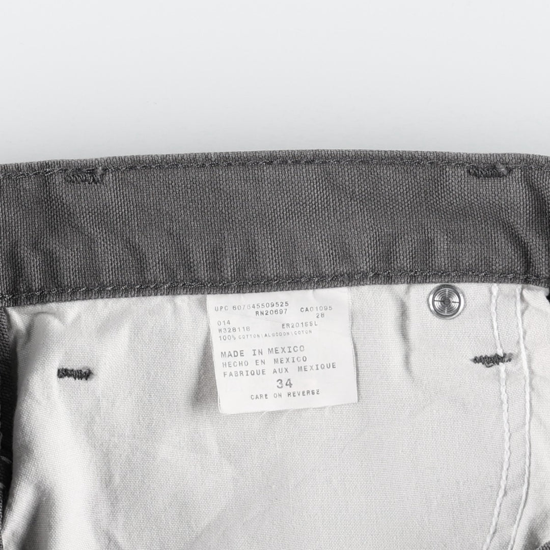 Dickies Duck Cargo Shorts, Half Pants, Men's, W34 equivalent cotton gray type Vintage Second Hand