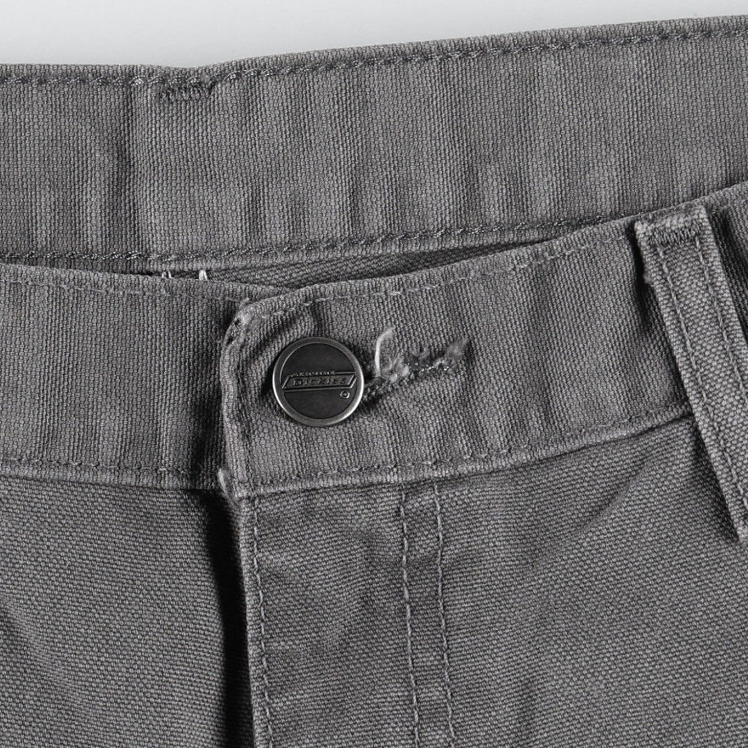 Dickies Duck Cargo Shorts, Half Pants, Men's, W34 equivalent cotton gray type Vintage Second Hand