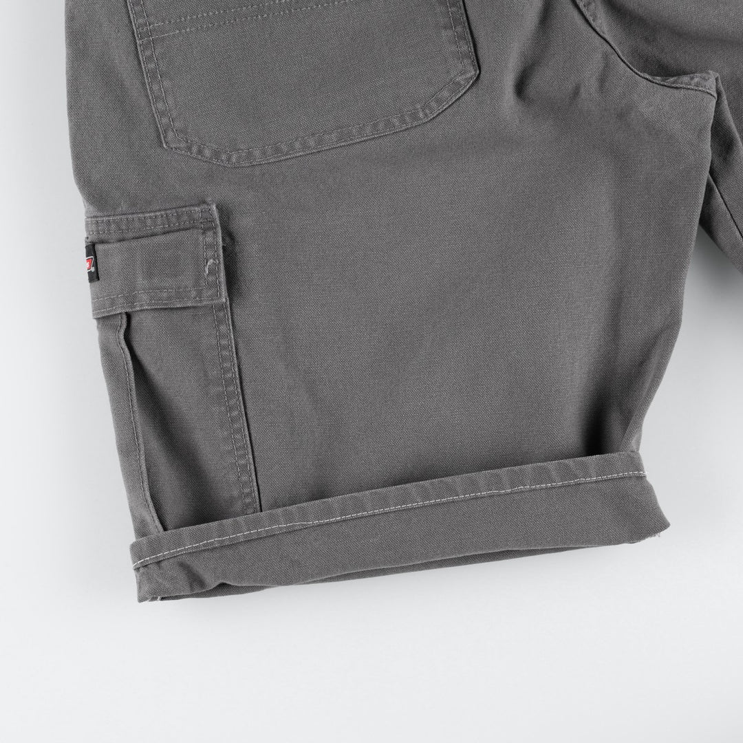 Dickies Duck Cargo Shorts, Half Pants, Men's, W34 equivalent cotton gray type Vintage Second Hand