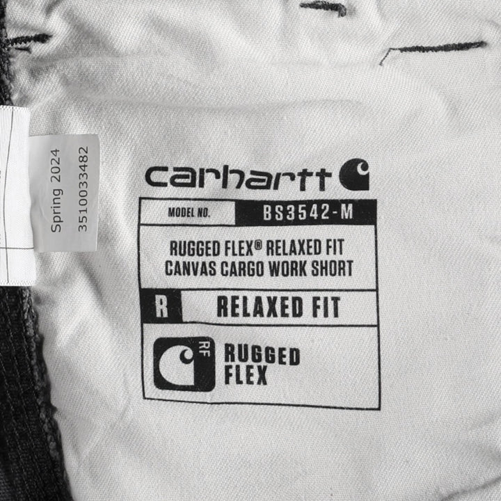 Carhartt Relaxed Fit Duck Cargo Shorts, Men's, W34 equivalent cotton gray type Vintage Second Hand