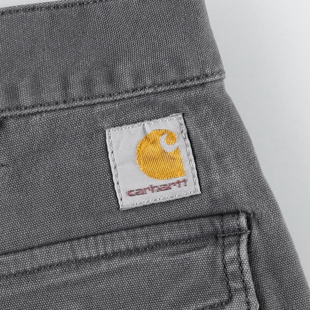 Carhartt Relaxed Fit Duck Cargo Shorts, Men's, W34 equivalent cotton gray type Vintage Second Hand