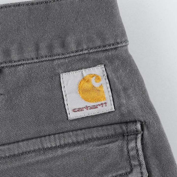 Carhartt Relaxed Fit Duck Cargo Shorts, Men's, W34 equivalent cotton gray type Vintage Second Hand
