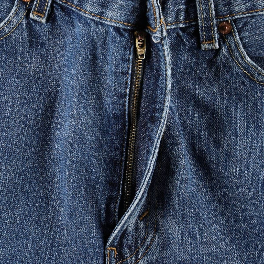 Levi's 505 denim shorts, men's size W35 cotton blue type Vintage Second Hand