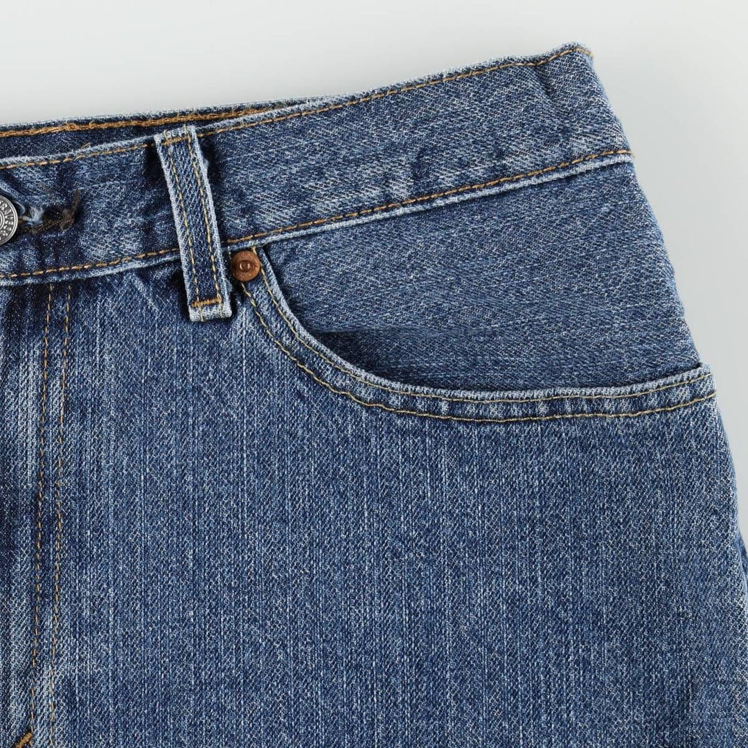 Levi's 505 denim shorts, men's size W35 cotton blue type Vintage Second Hand