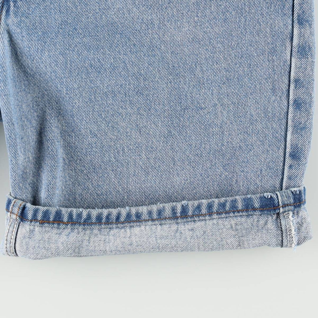 00'S Levi's 505 REGULAR FIT denim shorts, men's size w34 cotton blue type Vintage Second Hand
