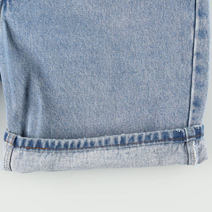 00'S Levi's 505 REGULAR FIT denim shorts, men's size w34 cotton blue type Vintage Second Hand
