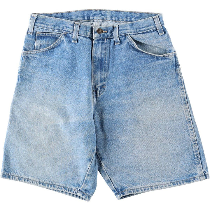 Dickies denim shorts, men's size W33 (approx.) cotton blue type Vintage Second Hand