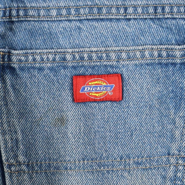 Dickies denim shorts, men's size W33 (approx.) cotton blue type Vintage Second Hand