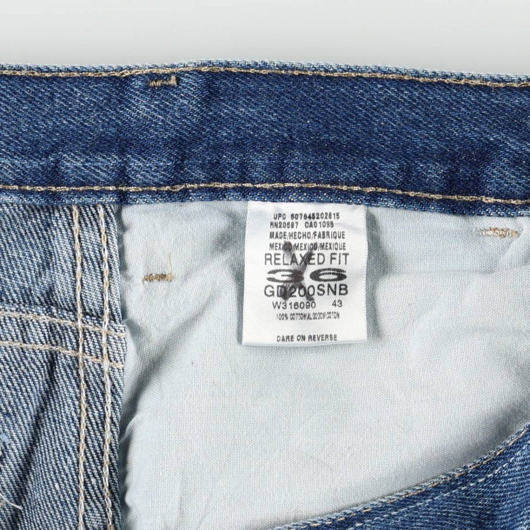 Dickies denim painter shorts, half pants, men's size w36 cotton blue type Vintage Second Hand