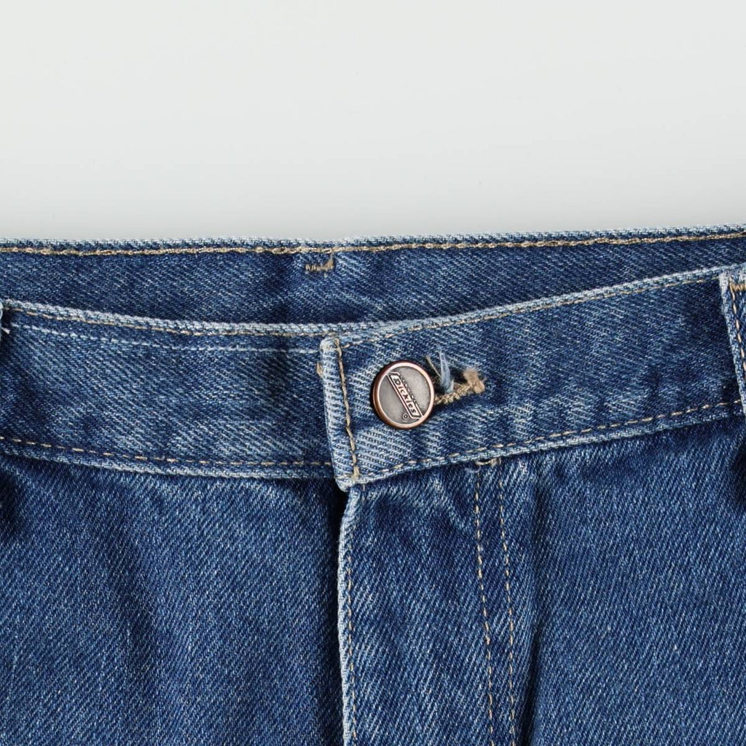 Dickies denim painter shorts, half pants, men's size w36 cotton blue type Vintage Second Hand