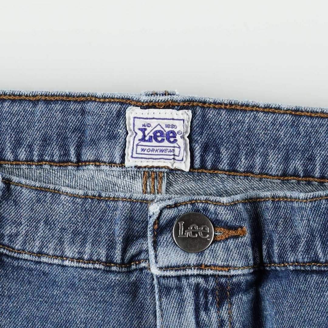 Lee denim painter shorts, men's size W37 (approx.) cotton blue type Vintage Second Hand