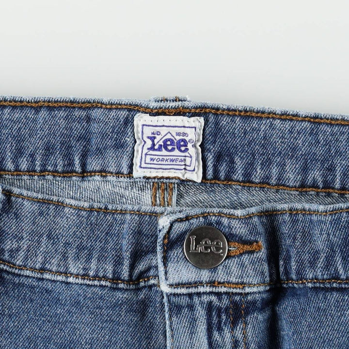 Lee denim painter shorts, men's size W37 (approx.) cotton blue type Vintage Second Hand