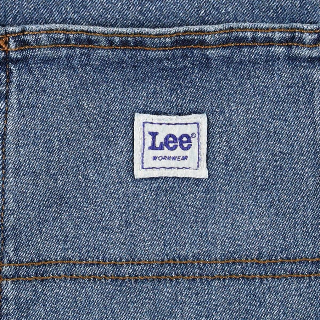 Lee denim painter shorts, men's size W37 (approx.) cotton blue type Vintage Second Hand