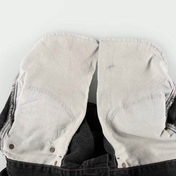 00'S Levi's 550 Relaxed Fit Black Denim Shorts for Men, W35 cotton black type Vintage Second Hand