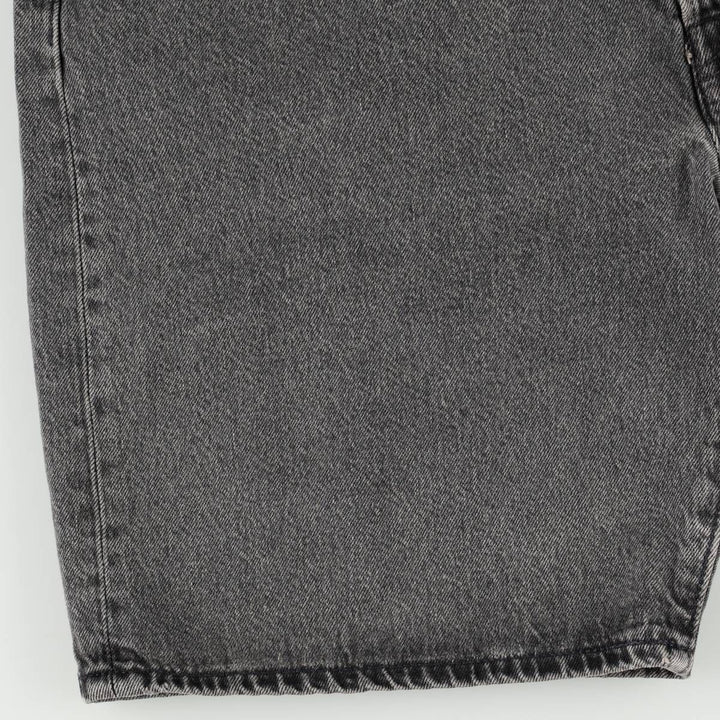 Levi's 501 LEVIS PREMIUM Big E Black Denim Shorts (Men's W37 equivalent) cotton blue type Vintage Second Hand