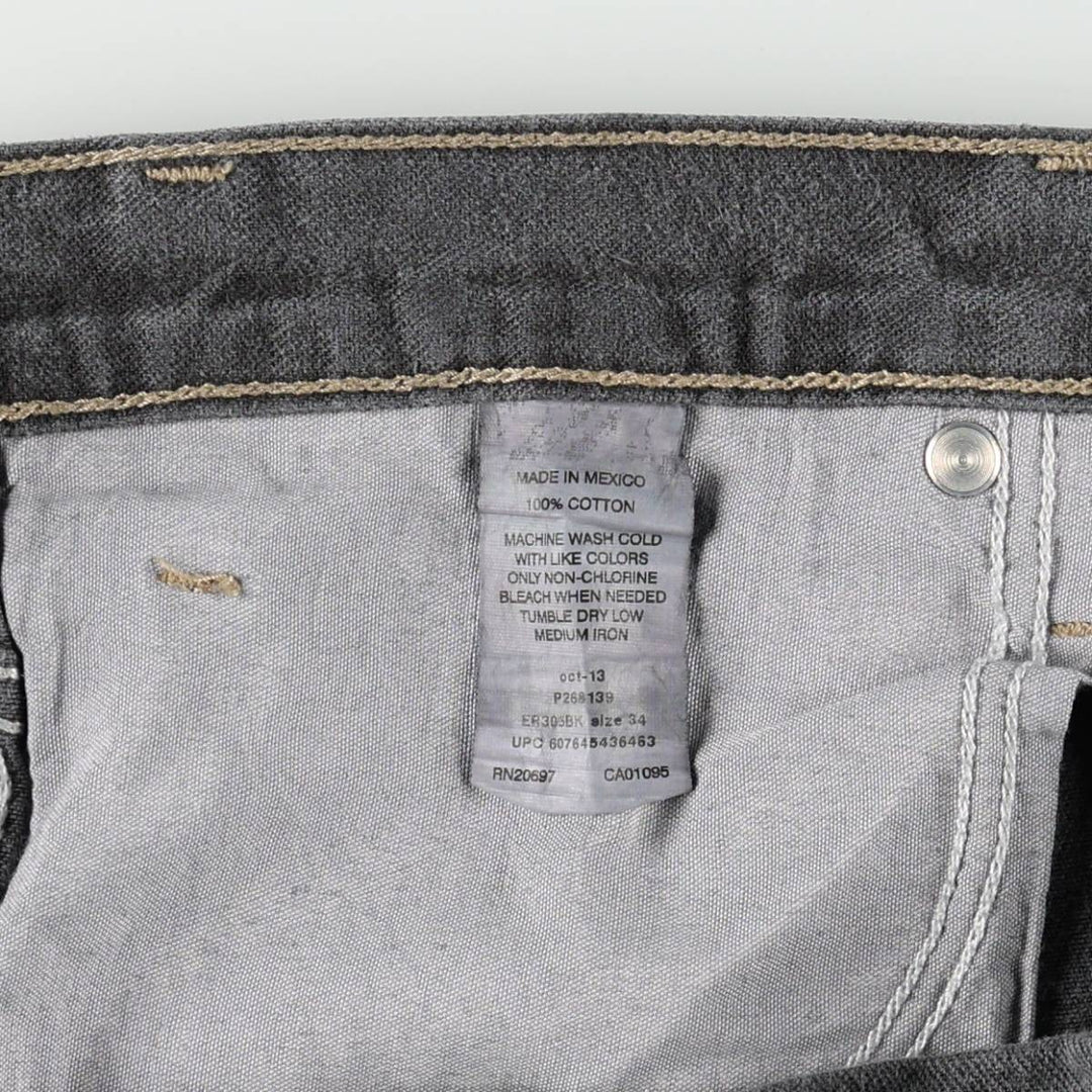Dickies denim painter shorts, half pants, men's, w35 equivalent cotton black type Vintage Second Hand