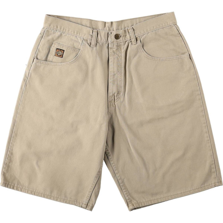 90'S Wrangler denim shorts, half pants, made in USA, men's size W33 equivalent, vintage. cotton Beige type Vintage Second Hand