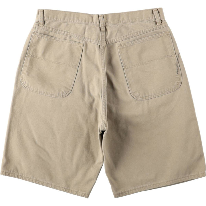 90'S Wrangler denim shorts, half pants, made in USA, men's size W33 equivalent, vintage. cotton Beige type Vintage Second Hand