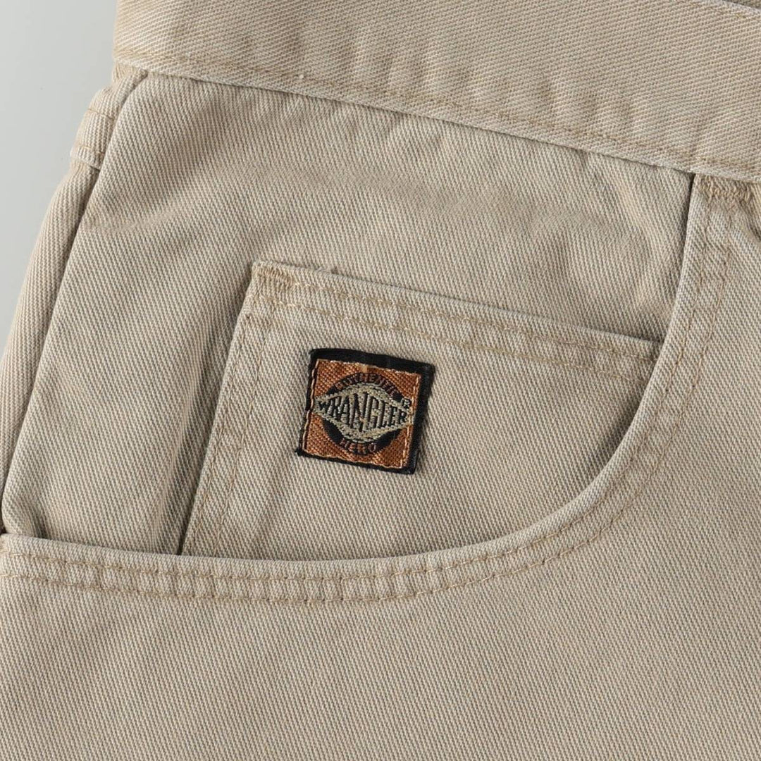 90'S Wrangler denim shorts, half pants, made in USA, men's size W33 equivalent, vintage. cotton Beige type Vintage Second Hand