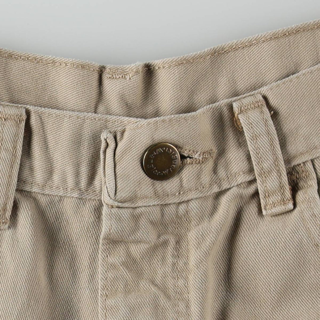 90'S Wrangler denim shorts, half pants, made in USA, men's size W33 equivalent, vintage. cotton Beige type Vintage Second Hand