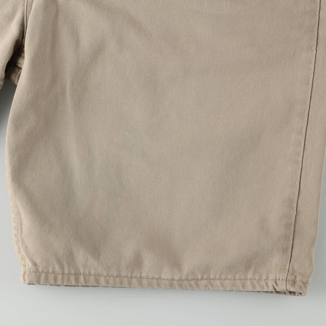 90'S Wrangler denim shorts, half pants, made in USA, men's size W33 equivalent, vintage. cotton Beige type Vintage Second Hand