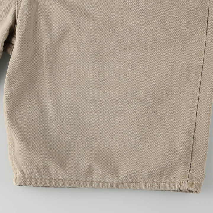 90'S Wrangler denim shorts, half pants, made in USA, men's size W33 equivalent, vintage. cotton Beige type Vintage Second Hand