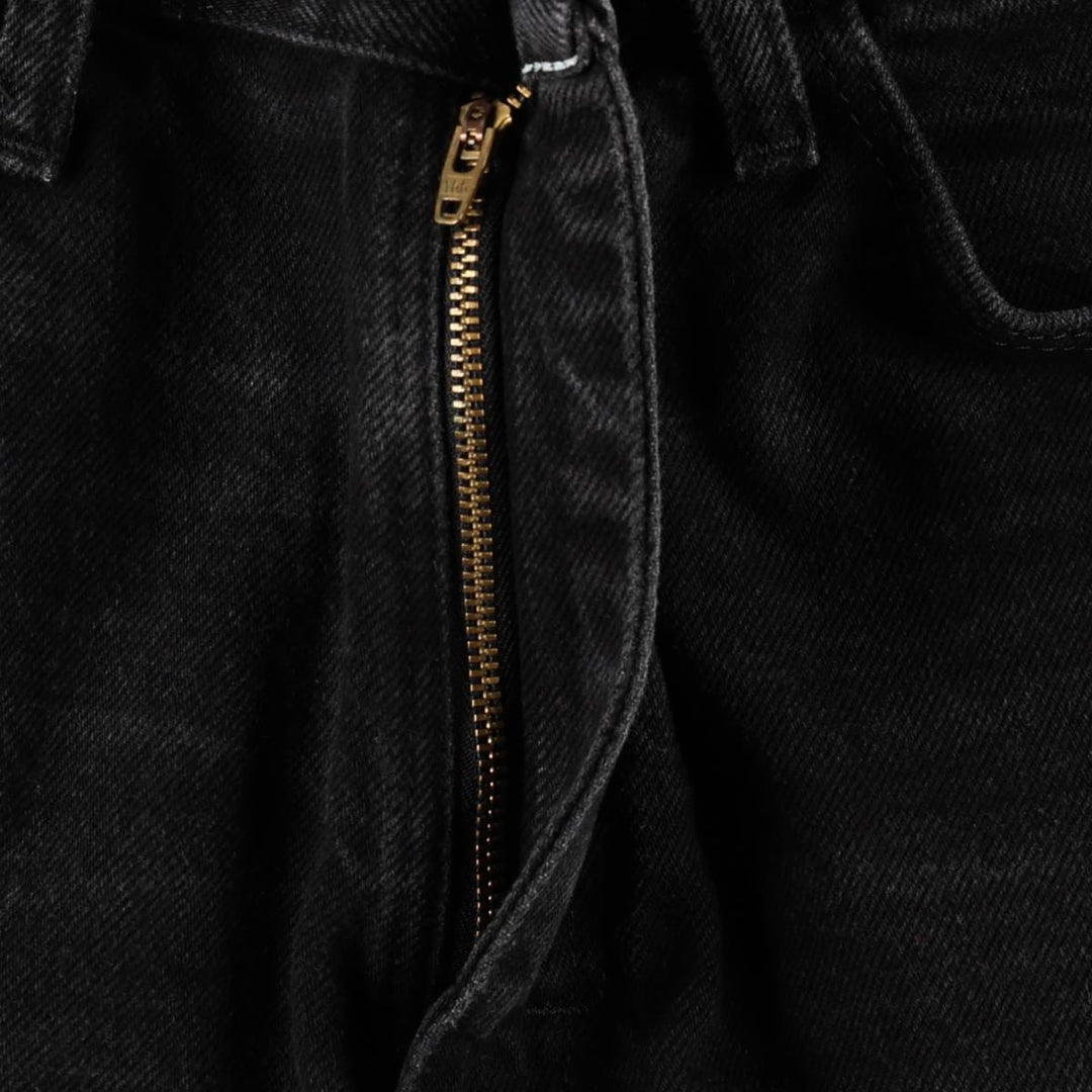 Wrangler Black Denim Shorts, Shorts, Men's, W34 cotton black type Vintage Second Hand