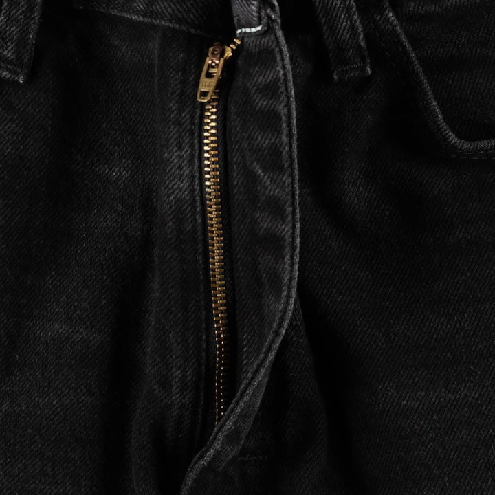 Wrangler Black Denim Shorts, Shorts, Men's, W34 cotton black type Vintage Second Hand