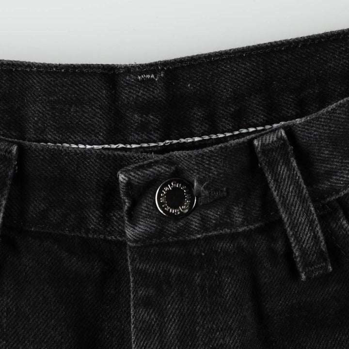 Wrangler Black Denim Shorts, Shorts, Men's, W34 cotton black type Vintage Second Hand