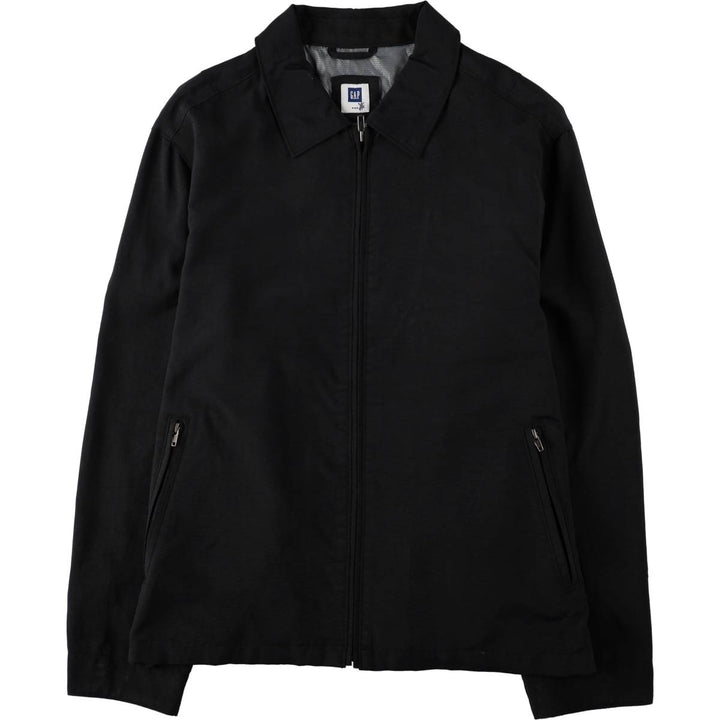 GAP Swing Top Sports Jacket, Men's Size L Polyurethane Coated Nylon black type Vintage Second Hand